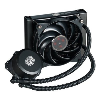 Cooler Master MasterLiquid Lite 120 Universal Socket 120mm PWM 2000RPM Fan Black AiO Liquid CPU Cooler