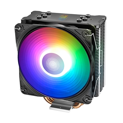 DeepCool GAMMAXX GT A-RGB Universal Socket 120mm PWM 1650RPM Addressable RGB LED Fan CPU Cooler with Wired Addressable RGB Controller