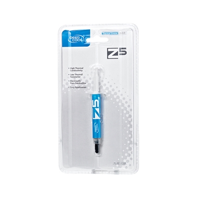 DeepCool Z5 Thermal Compound Syringe, 7g, Silver Grey, High Performance with Excellent Thermal Conductivity, Recommended for use with High Performance CPU Coolers