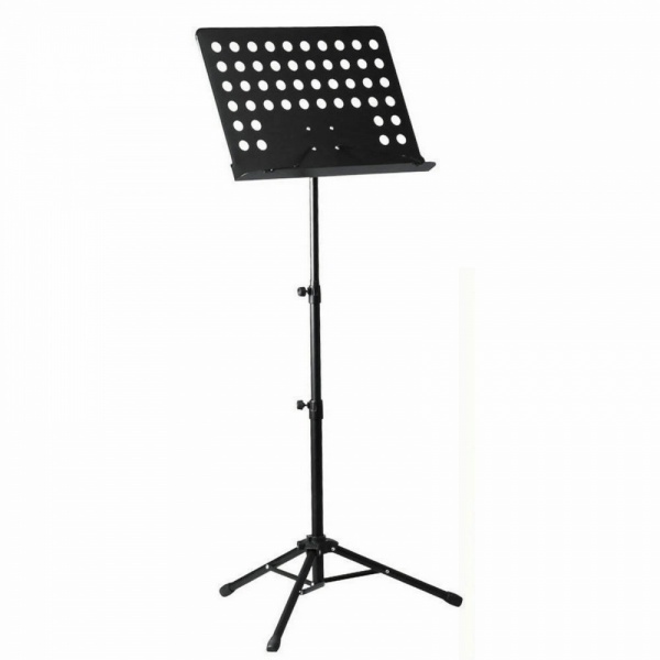 Foldable Heavy Duty Music Stand Adjustable Height Portable Tripod With Sheet Holder