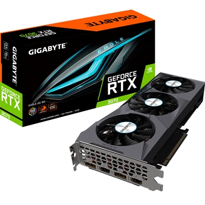 Gigabyte Nvidia GeForce RTX 3070 EAGLE OC 8GB Triple Fan Graphics Card