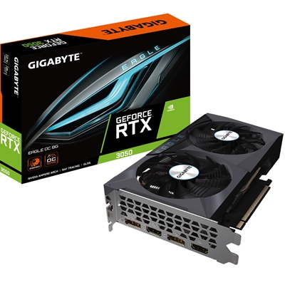 Gigabyte Nvidia GeForce RTX 3050 EAGLE OC 8GB Dual Fan Graphics Card