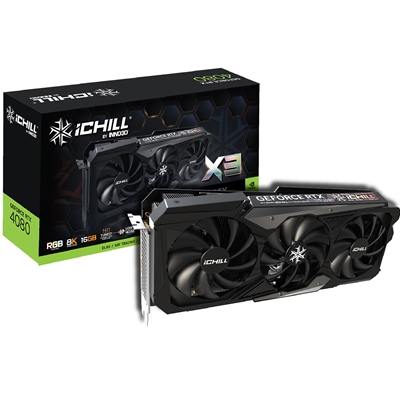 Inno3D GeForce RTX 4080 iChill X3 RGB 16GB GDDR6X PCI-Express Graphics Card