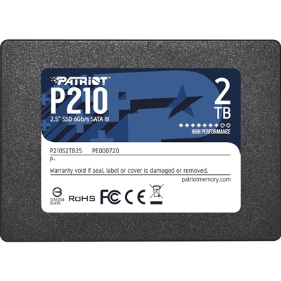 Patriot P210 SSD 2TB SATA 3 Internal Solid State Drive 2.5''