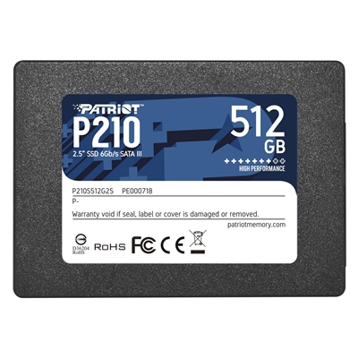 Patriot P210 512GB 2.5'' SATA III SSD