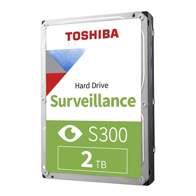 Toshiba S300 HDWT720UZSVA 2TB SATA III 3.5'' 5400RPM Surveillance Internal Hard Drive