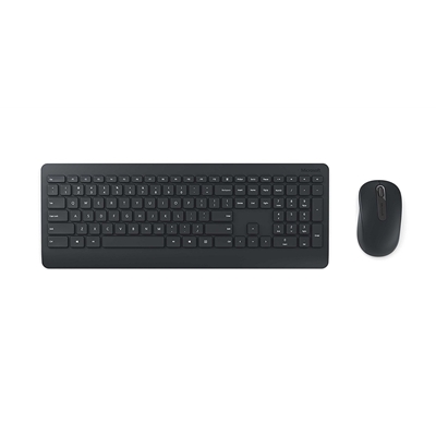 Microsoft Desktop 900 Wireless Keyboard and Mouse, 2.4 GHz, Ambidextrous Optical Mouse, Full-Size Keyboard, Compatible with Windows, Mac and Android, QWERTY UK English Layout, Black