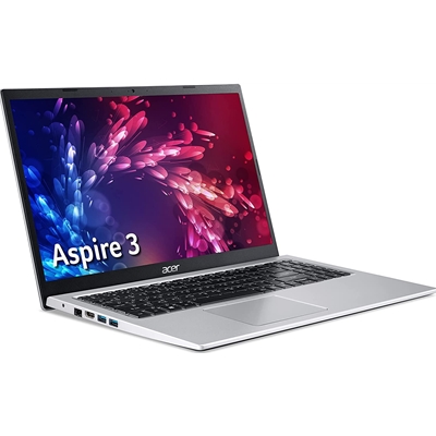 Acer Aspire Laptop, 17.3 Inch Full HD 1080p Screen, Intel Core I3-1115G4 11th Gen, 8GB RAM, 256GB SSD, Windows 11 Home, Silver