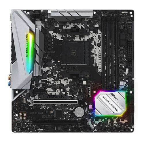 Asrock B450M STEEL LEGEND, AMD B450, AM4, Micro ATX, DDR4, HDMI