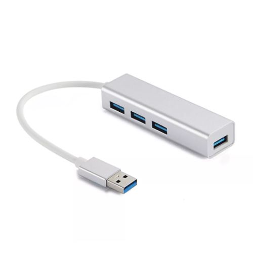 Sandberg External 4-Port USB 3.0 Pocket Hub, 4x USB 3.0, Aluminium, USB Powered, 5 Year Warranty