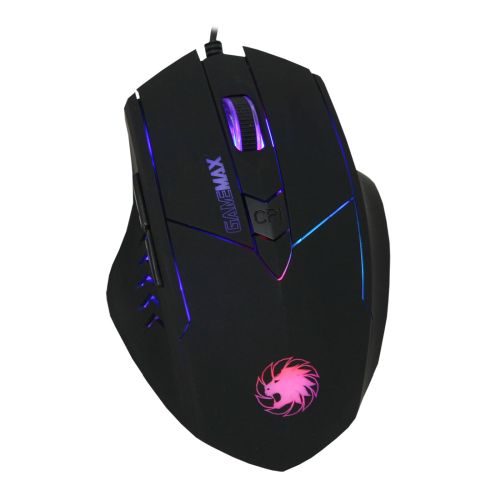 GameMax Tornado 7-Colour LED Gaming Mouse, USB, Up to 2000 DPI, 6 ...