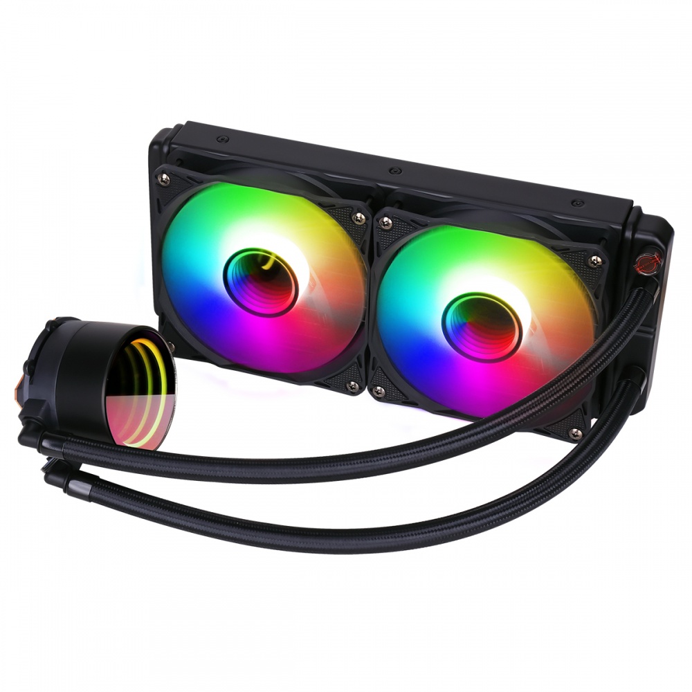CIT PRO Glacier 240mm ARGB AIO Water Cooler Liquid Cooling System Kit 