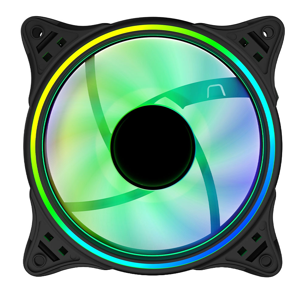 VIDA Infinity 01 120mm ARGB Dual-Ring LED Infinity Cooling Fan 12CM, 4 ...