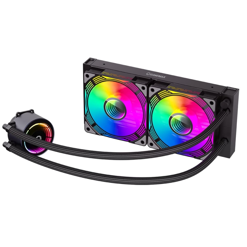 GameMax Ice Chill 240 ARGB AIO Water Cooler Liquid Cooling System Kit