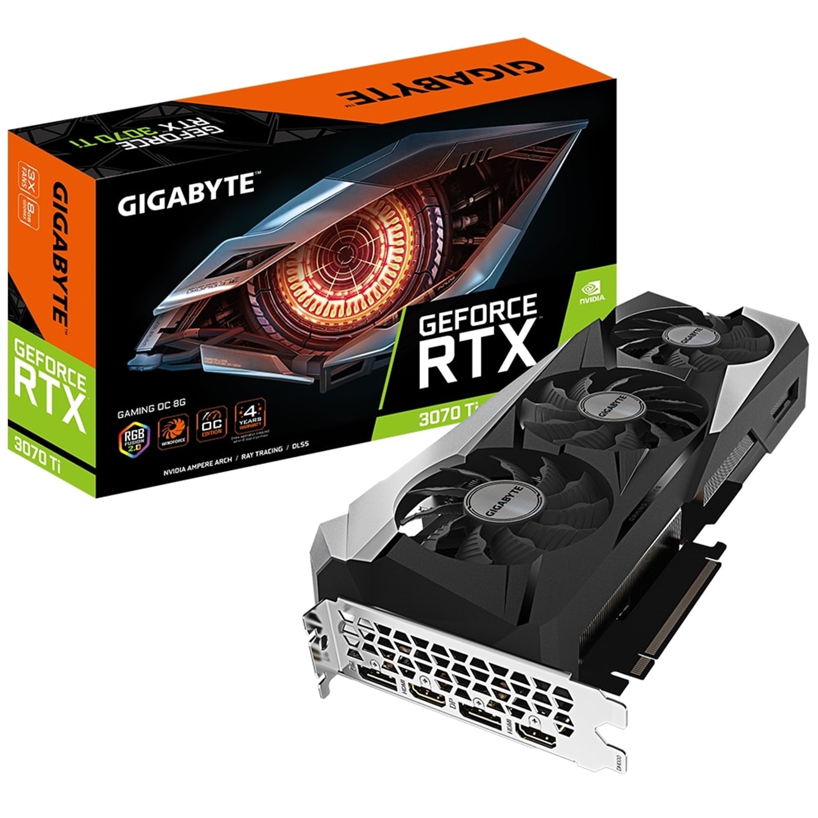 Gigabyte Nvidia GeForce RTX 3070Ti Gaming OC 8GB Triple Fan Graphics Card