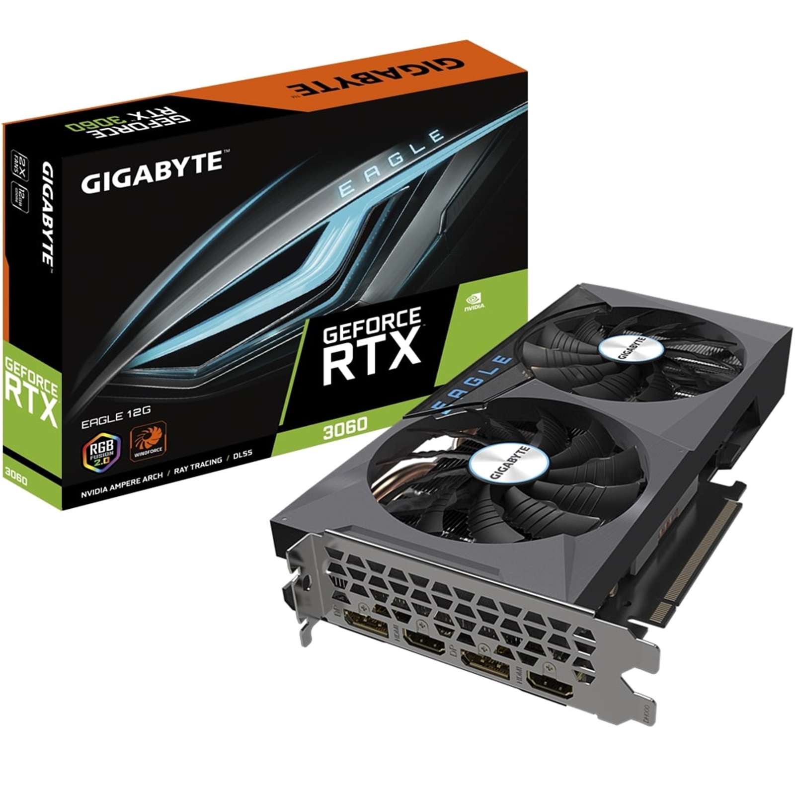 GIGABYTE GeForce RTX 3060 EAGLE 12GB LHR Graphics Card