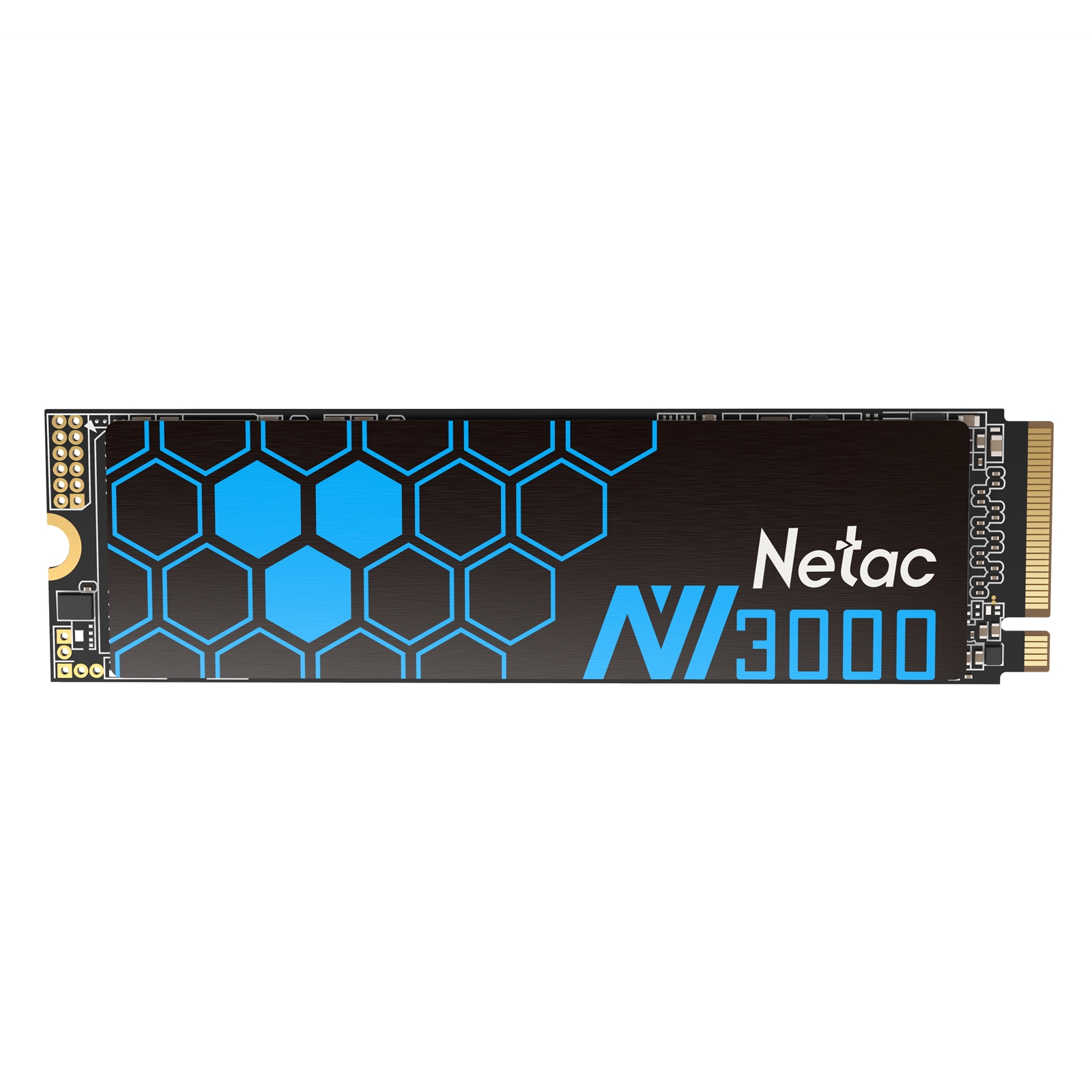 NETAC NV3000 (NT01NV3000-500-E4X) 500GB NVMe M.2 Interface, PCIe x3, 2280 Length, Read 3300MB/s, Write 2400MB/s, 5 Year Warranty