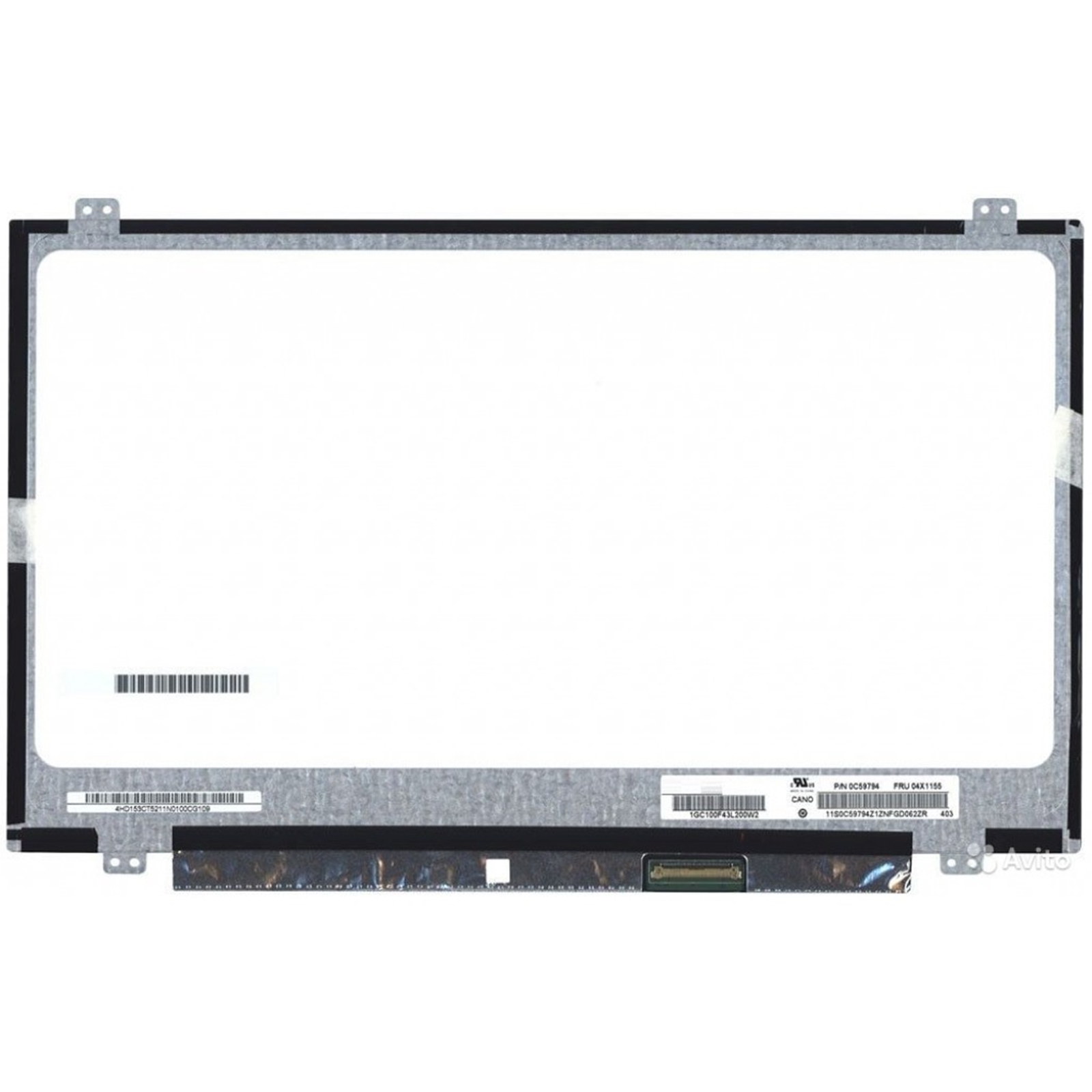 Innolux N140BGE-L43 14 Inch HD 1366x768 Replacement Laptop Screen, 40 Pin Socket, Includes Brackets, Glossy
