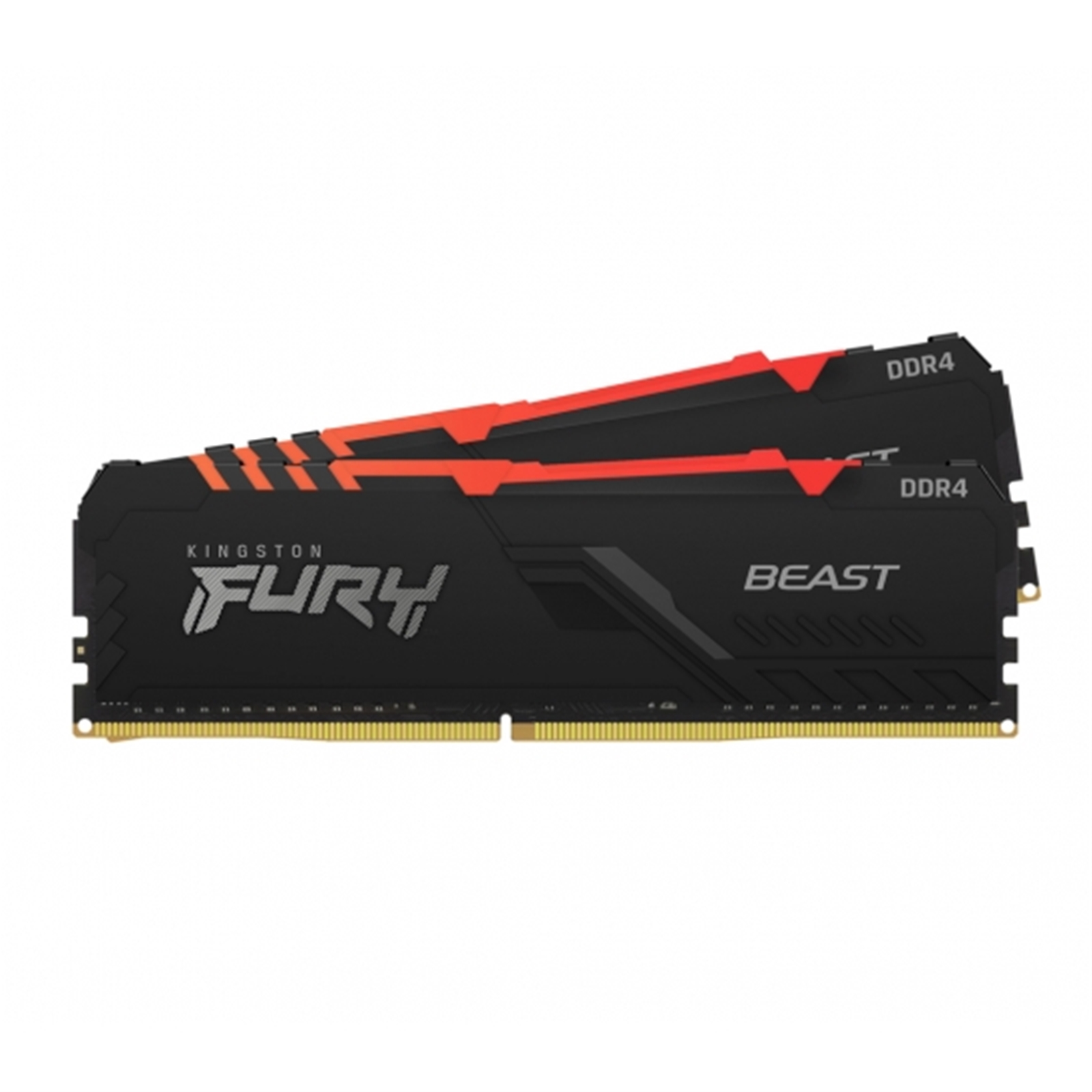 Kingston Fury Beast 32GB 3200MHz (2 x 16Gb) DDR4 CL16 DIMM RGB System Memory