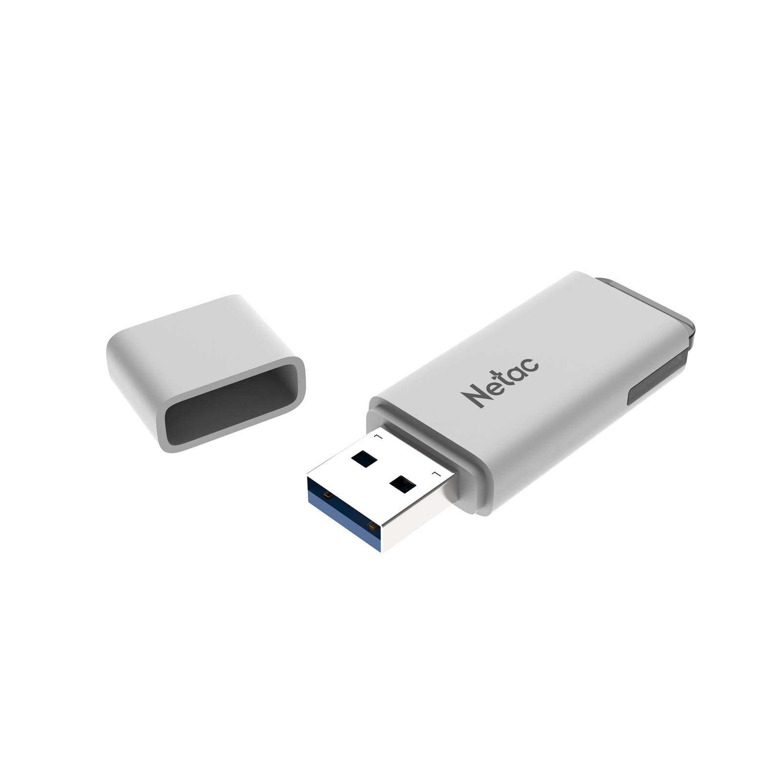 Netac NT03U185N-256G-30WH USB Flash Drive, USB 3.0, 256 GB, White, LED Indicator, Retail Packed