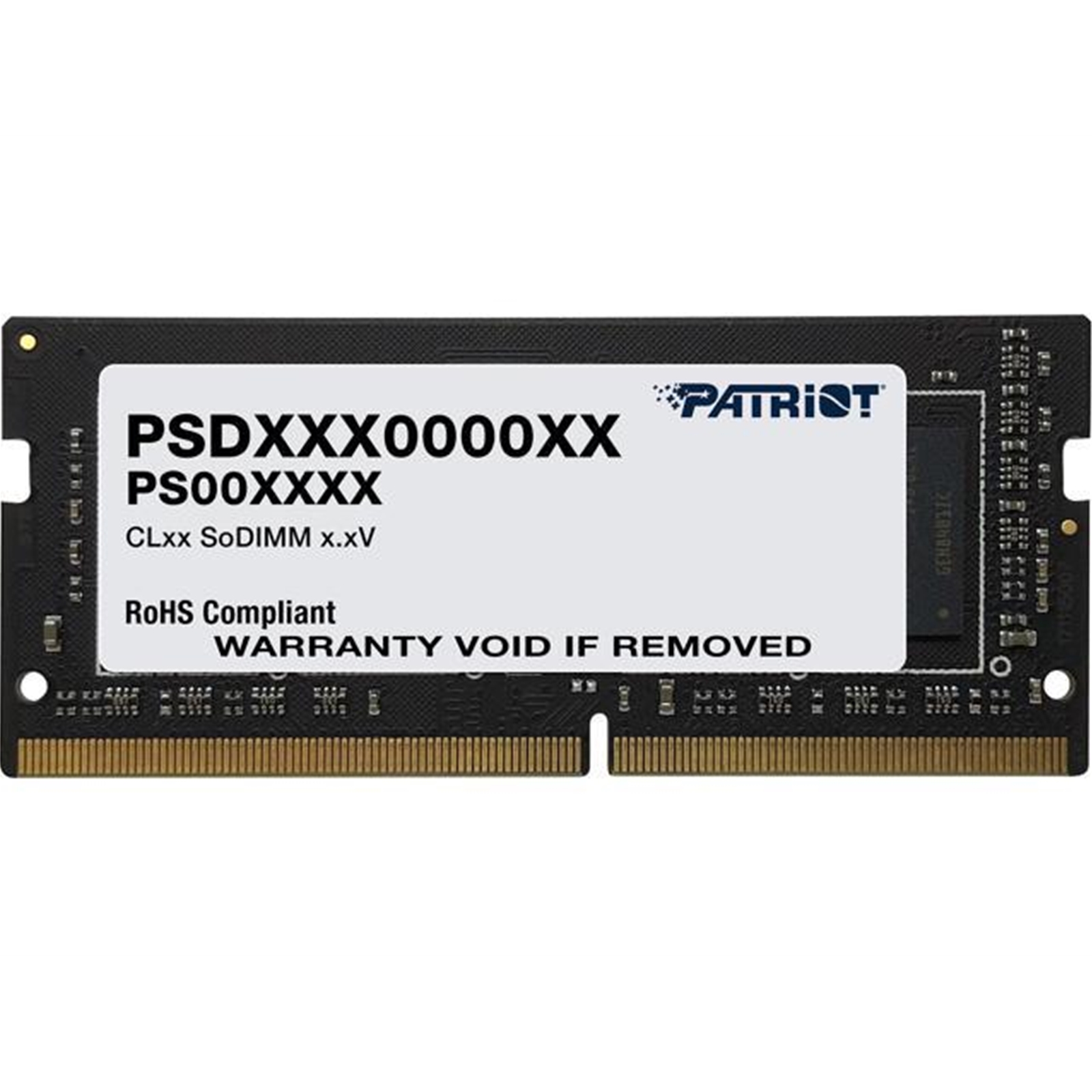 Patriot Signature Line 16GB No Heatsink (1 x 16GB) DDR4 3200MHz SODIMM System Memory