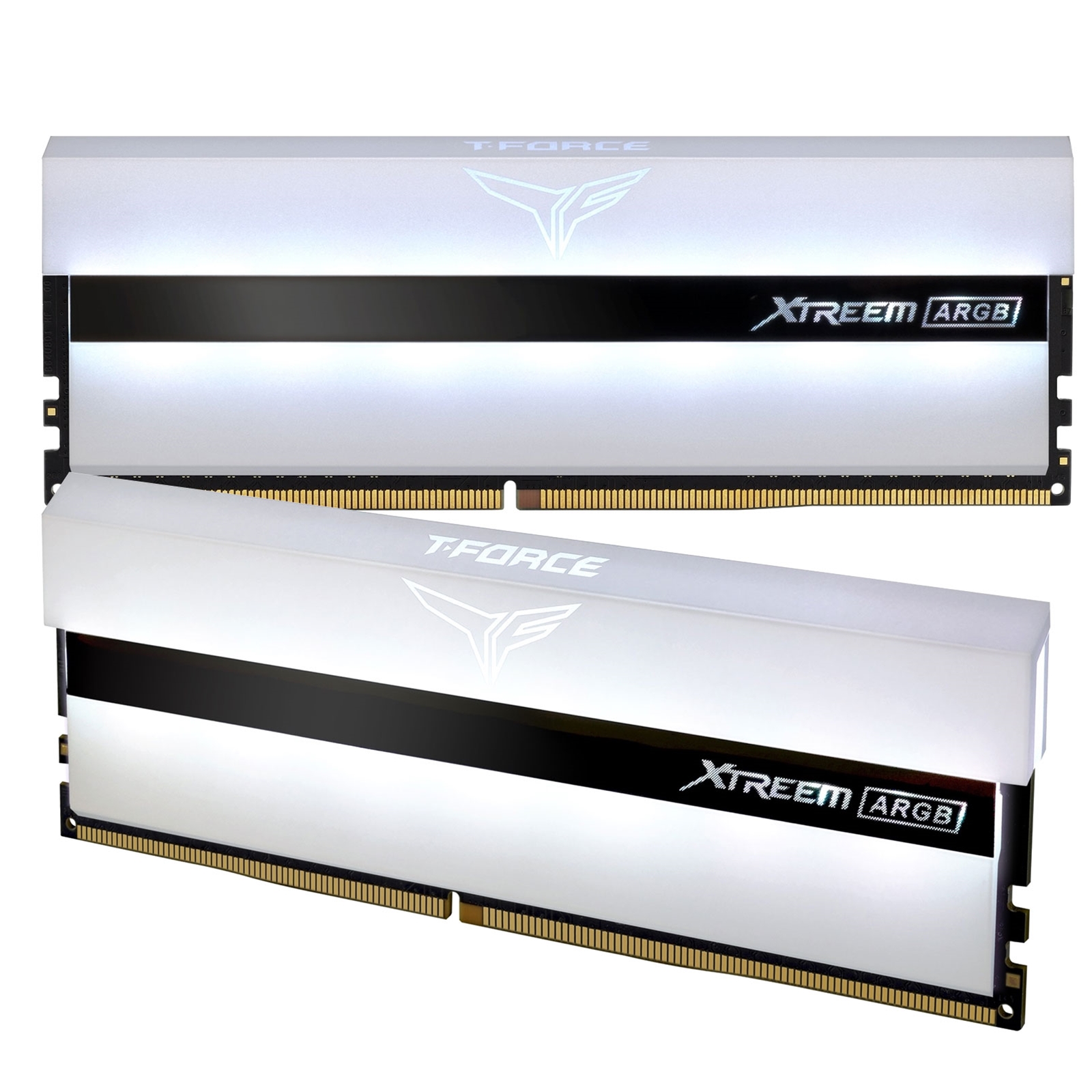 Team T-Force XTREEM ARGB 64GB White Heatsink with ARGB LEDs (2 x 32GB) DDR4 3600MHz DIMM System Memory