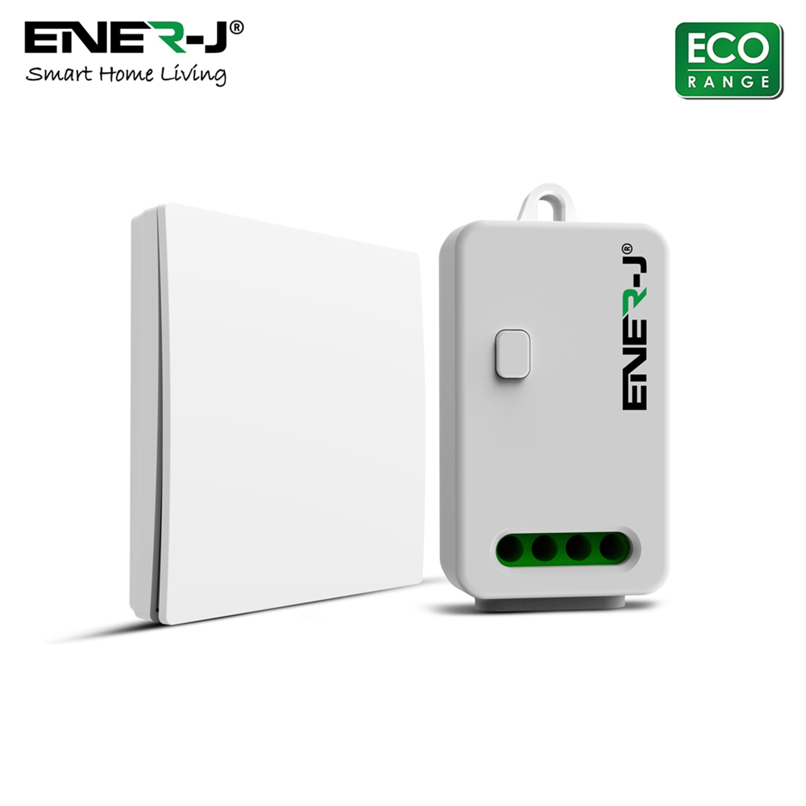 Ener-J 1 Gang Wireless Dimmable Kinetic Switch with WiFi Receiver Bundle Kit