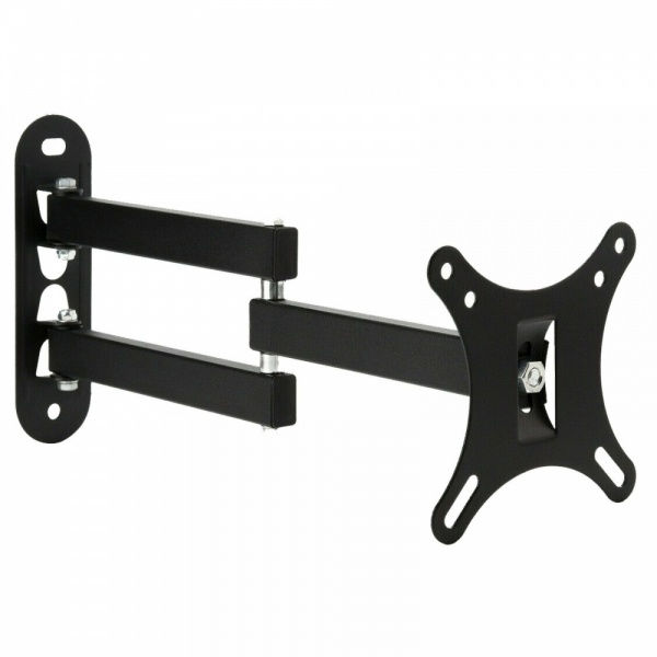 10-26 Inch Wall Mount Swing Arm Tilt Swivel TV / Monitor Wall Mount Bracket