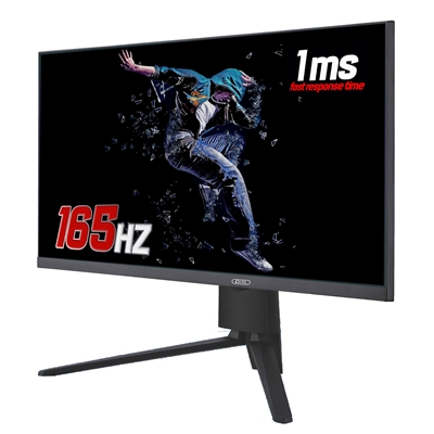piXL CM27F10 27 Inch Frameless Gaming Monitor, Widescreen LCD Panel, Full HD 1920x1080, 1ms Response Time, 165Hz Refresh, Display Port / HDMI, 16.7 Million Colour Support, VESA Wall Mount, Black Finish