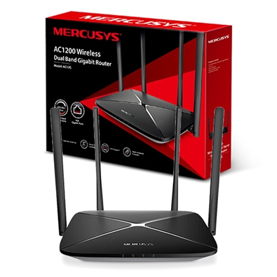 Mercusys AC12G AC1200 Dual Band Gigabit Wireless Cable Router