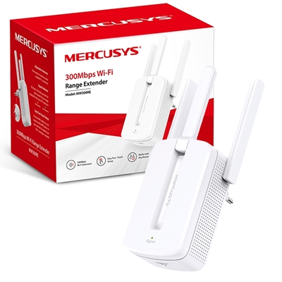 Mercusys MW300RE N300 MIMO Wireless Network Range Extender (UK Plug)