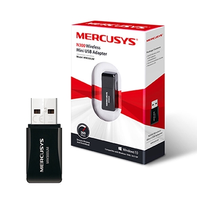 Mercusys MW300UM N300 Wireless Mini USB Adapter