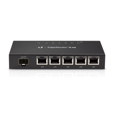 Ubiquiti ER-X-SFP EdgeRouter X SFP 5 Port Passive-PoE Gigabit Wired Router