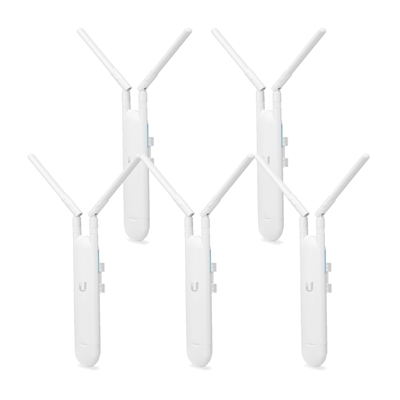 Ubiquiti UAP-AC-M UniFi Mesh Wireless AC1300 Dual Band PoE Access Point (5 Pack)