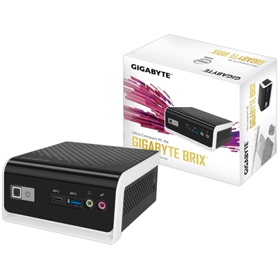 Gigabyte BRIX Intel Celeron N4000 2.6GHz Ultra Compact Barebone PC Kit Rev.1.0