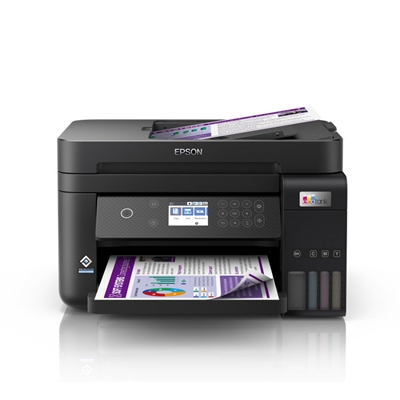 Epson EcoTank ET-3850 C11CJ61401 Inkjet Printer, A4, Colour, Wireless, Network, All-in-One, ADF, 6.1cm Panel