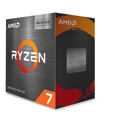 AMD Ryzen 7 5800X3D 3.4GHz 8 Core AM4 Processor, 16 Threads, 4.5GHz Boost