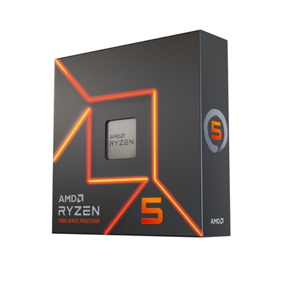 AMD Ryzen 5 7600X 4.7GHz 6 Core AM4 Processor, 12 Threads, 5.3GHz Boost, Radeon Graphics