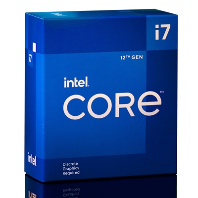 Intel Core i7 12700F 2.1GHz 12 Core LGA 1700 Alder Lake Processor, 20 Threads, 4.9GHz Boost