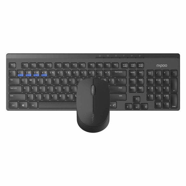 JEDEL 2.4Ghz USB Wireless Keyboard And Mouse Combo Gaming Set - Black ...