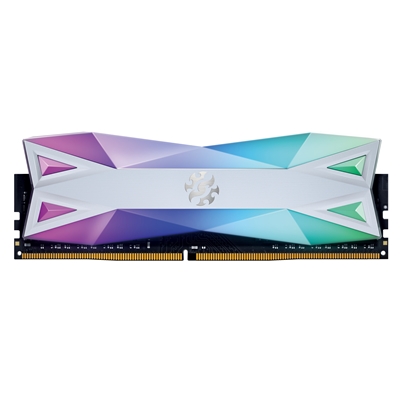 Adata XPG Spectrix D60G AX4U320016G16A-ST60 DDR4 3200MHz 16GB (1 x 16GB) RGB System Memory, White