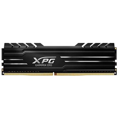 Adata XPG GAMMIX D10 AX4U32008G16A-SB10 8GB DIMM System Memory, Black, DDR4, 3200MHz, 1 x 8GB