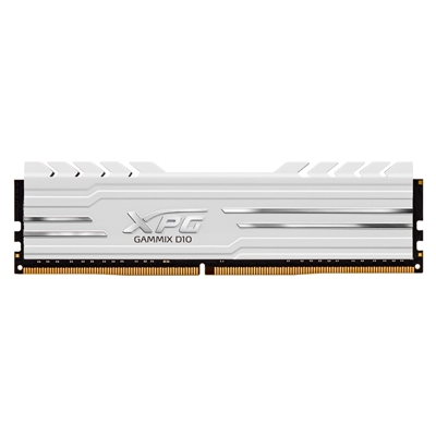 Adata XPG GAMMIX D10 AX4U320016G16A-DW10 32GB DIMM System Memory, White, DDR4, 3200MHz, 2 x 16GB