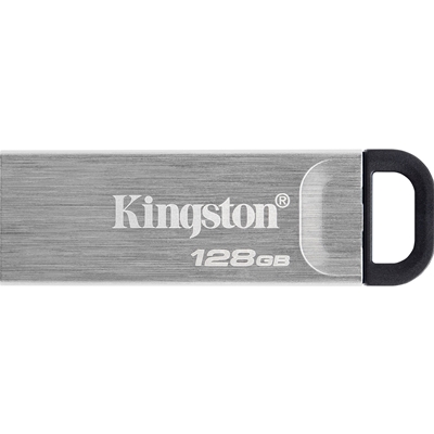 Kingston DataTraveler Kyson 128 GB USB 3.2 Capless Metal USB Flash Drive