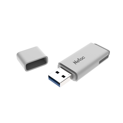 Netac NT03U185N-128G-30WH USB Flash Drive, USB 3.0, 128 GB, White, LED Indicator, Retail Packed