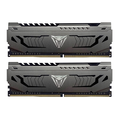 Patriot Viper Steel DDR4 32GB (2 x 16GB) 3000MHz Kit w/Gunmetal Grey heatshield