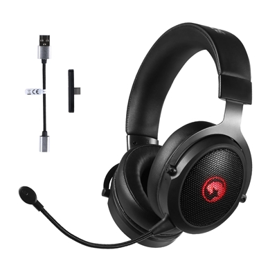 Marvo Scorpion HG9088W 2.4G and BT 5.0 Wireless Gaming Headphones, Surround Sound