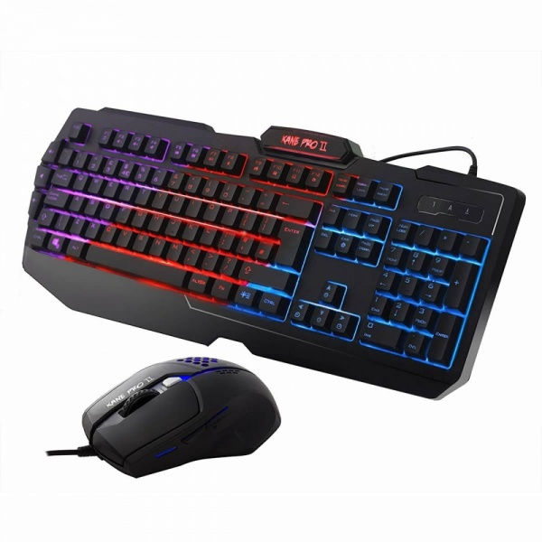 Sumvision Nemesis Kane Pro II LED Multi-Colour Backlit Gaming Keyboard & Mouse Set