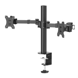 Hama FULLMOTION Dual Monitor Arm, 13-35'''' Monitors, Tilt up to 35Â°, 180Â° Rotation, Cable management