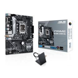 ASUS PRIME H610M-A WIFI D4, Intel H610, 1700, Micro ATX, 2 DDR4, VGA, HDMI, DP, Wi-Fi, PCIe4, 2x M.2